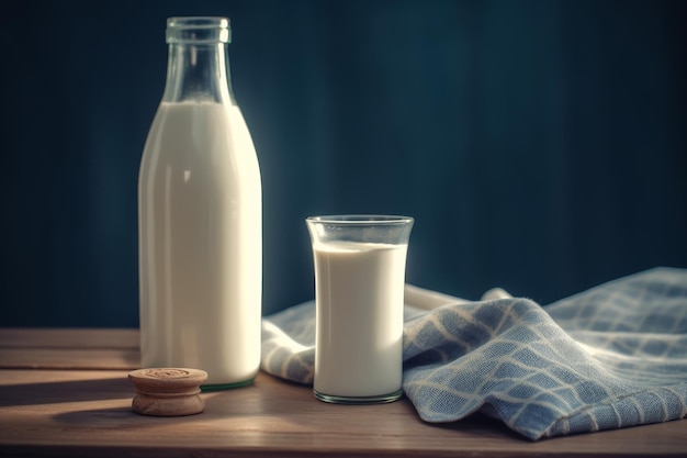 Flaschenmilch aus Glas Erzeuge Ai