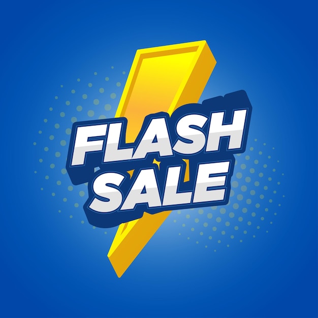 Flash-Verkauf Banner Vorlage