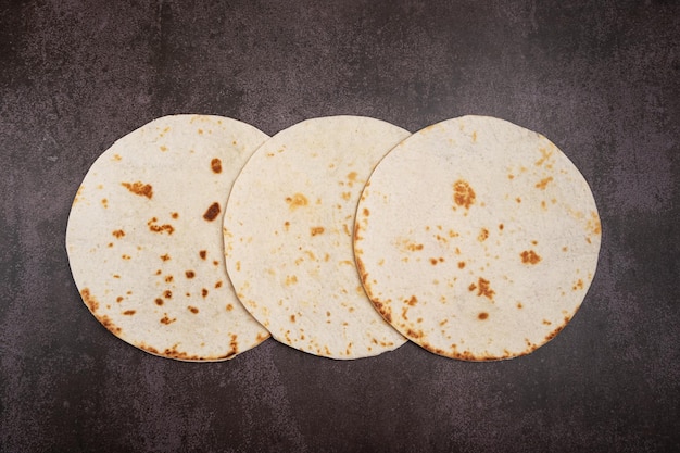 Flatbreads mexicanos para fazer tacos e burritos