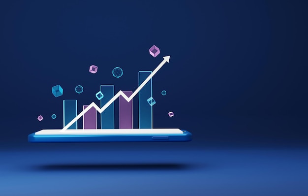 Flechas y gráficos incrementales en smartphones