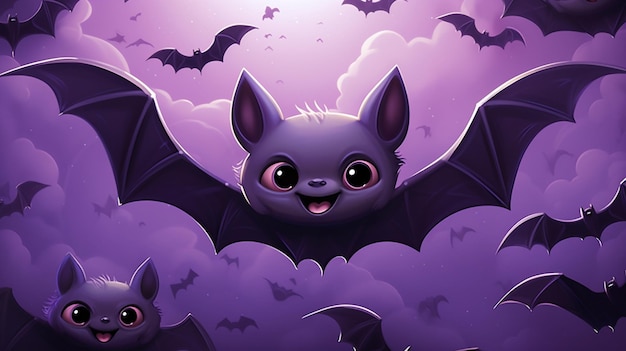 Fledermäuse Halloween-Hintergrund