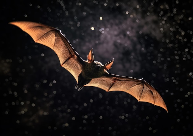 Foto fledermäuse sind säugetiere der ordnung chiroptera