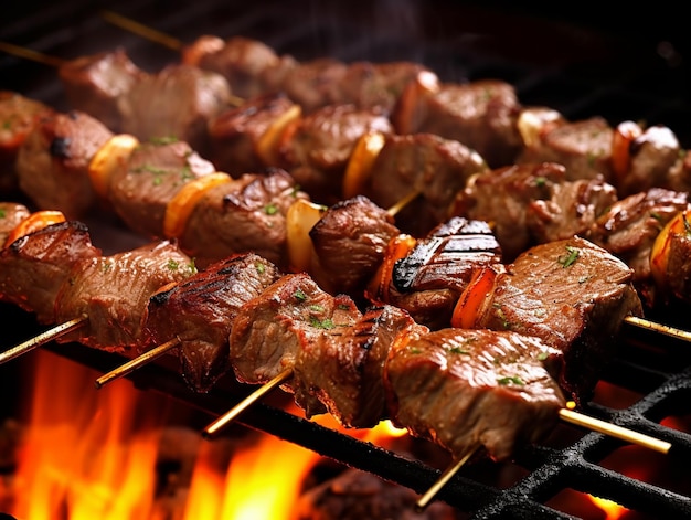 Fleisch auf dem Grill