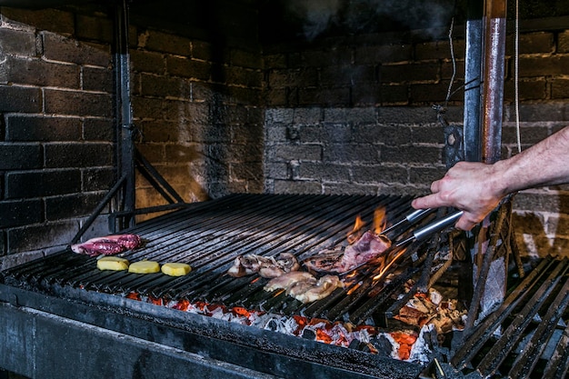 Foto fleisch in der brase