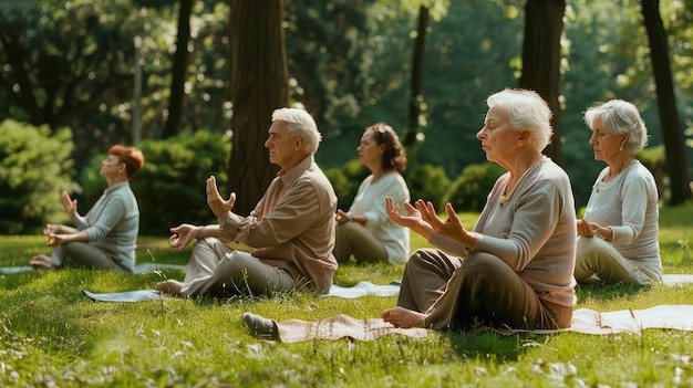 Flexibilität für Senioren Yoga