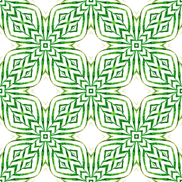 Fliesenfarbener Hintergrund Grün optimales Boho