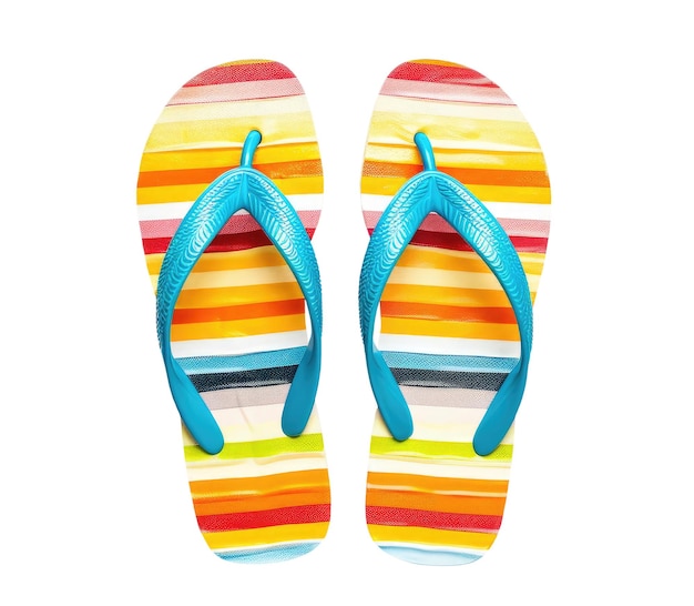 Foto flip-flops amarelos