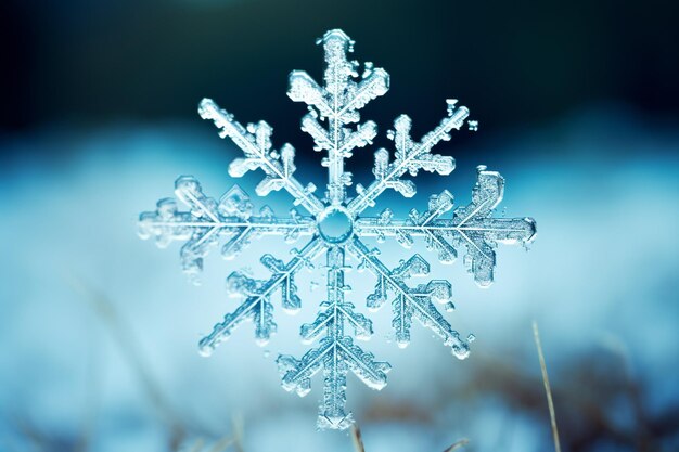 Flocos de nieve de invierno