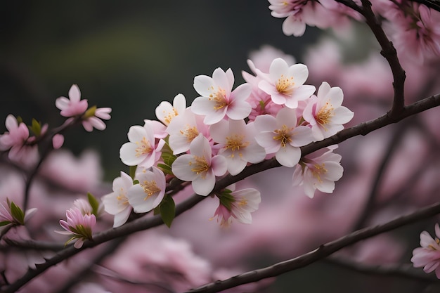 Flor de albaricoque japonés