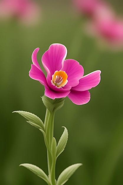 Foto flor de aspecto realista