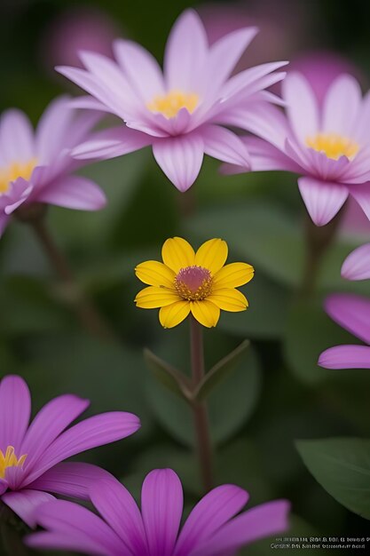 Foto flor de aspecto realista