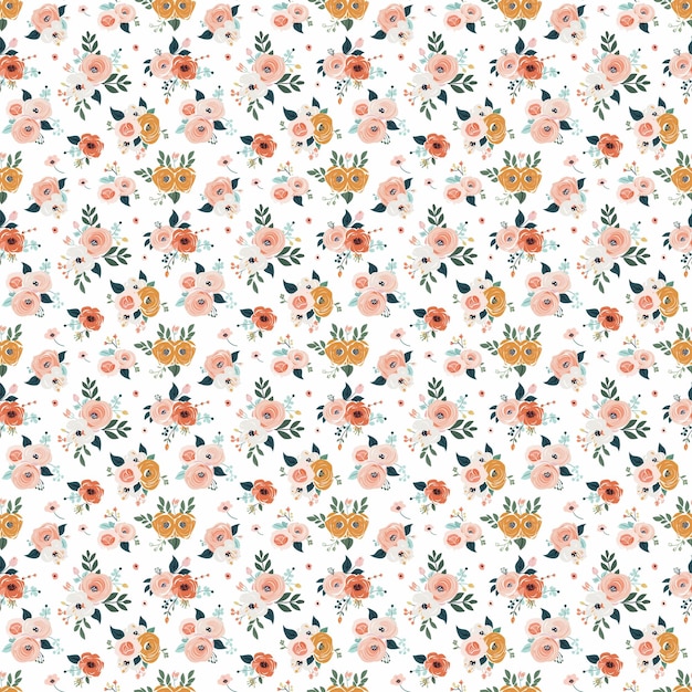 flor beleza botânica flor flor flor harmonia padrões sem costura