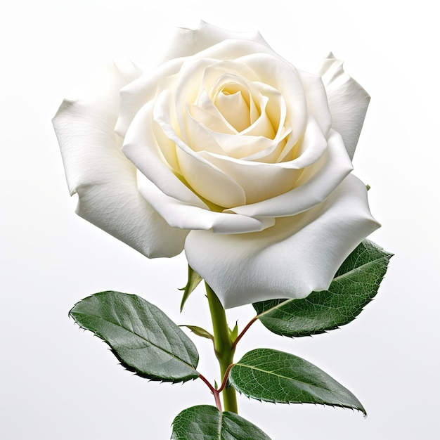 Foto flor blanca aislada