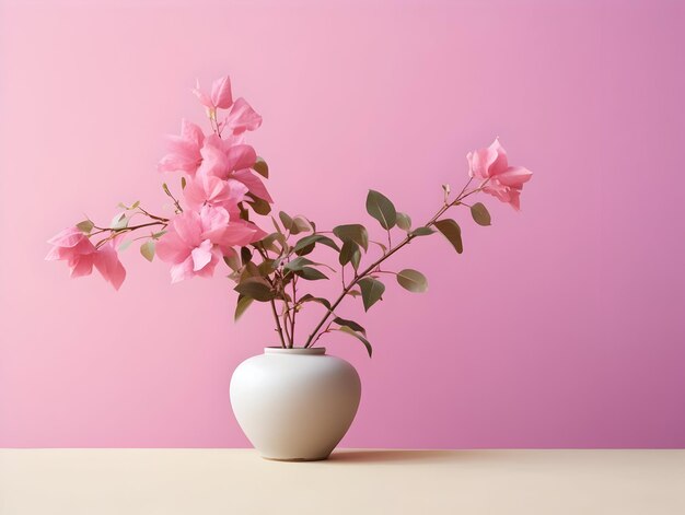 Foto la flor de bougainvillea en el fondo del estudio, la flor de bouгаinvillea sencilla, la flor hermosa.