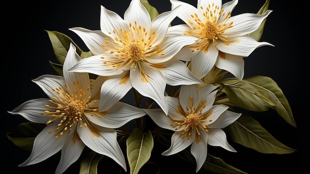 flor branca fotografia de alta definição fundo criativo papel de parede