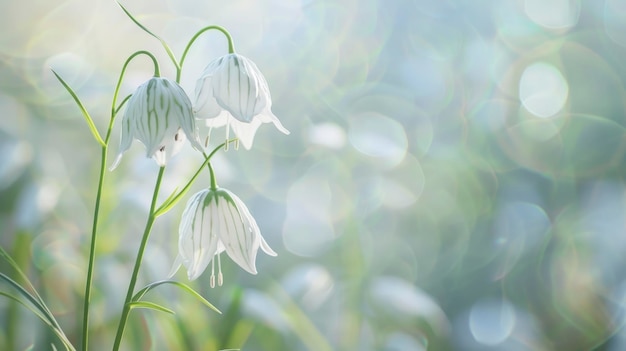 Flor de campana blanca