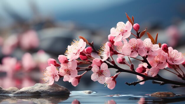 Flor de cereza paisajes de primavera japoneses flores HD fondo de pantalla de escritorio de pantalla de pantalla