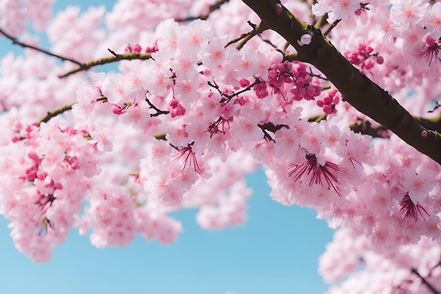 flor de cerezo en el cielo