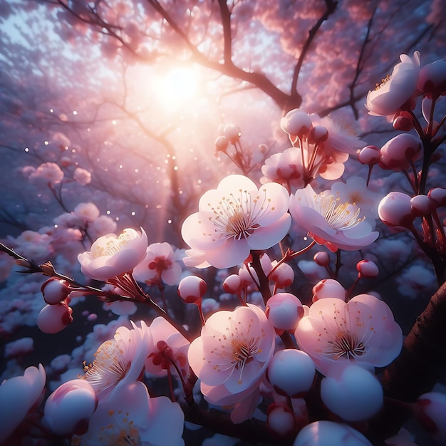 La flor del cerezo la flor de la primavera