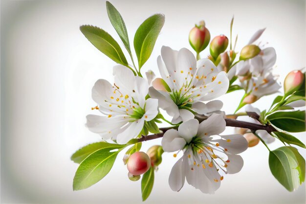 Flor de cerezo en primavera para el fondo Generado por IA