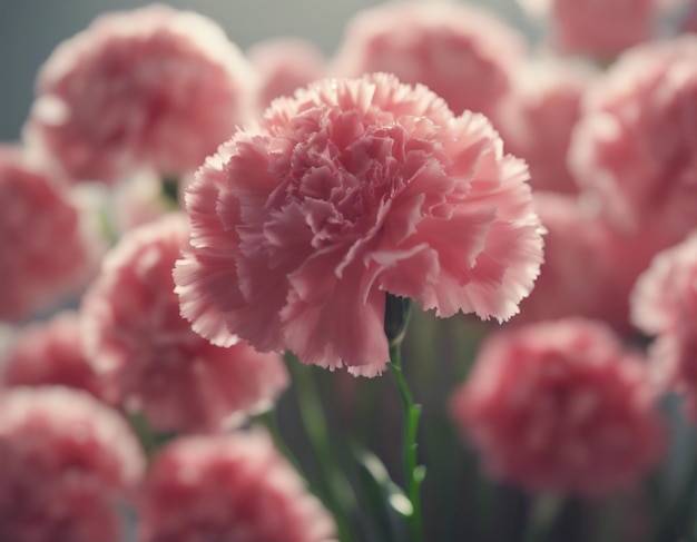 Una flor de clavel