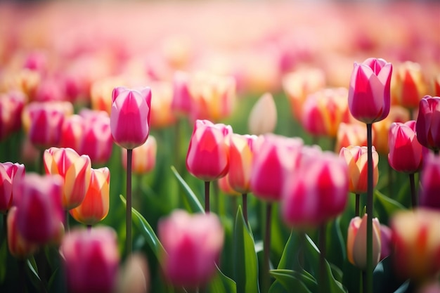 Flor cópia espaço folha lindas flores natureza floral primavera espaço verde fundo Generative AI