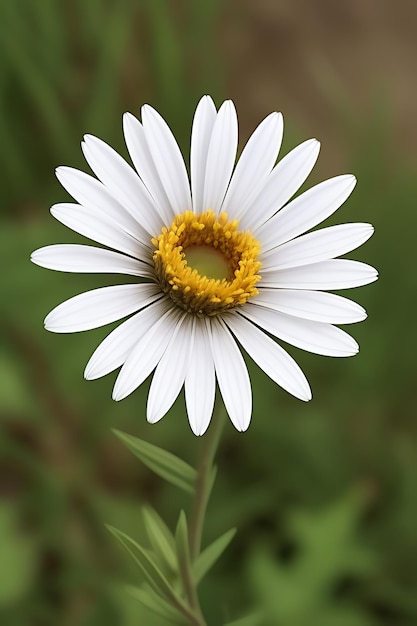 flor de aparência realista