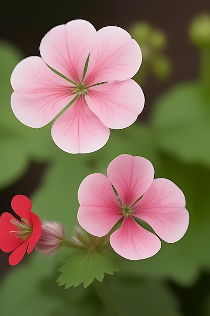 Foto flor de aparência realista