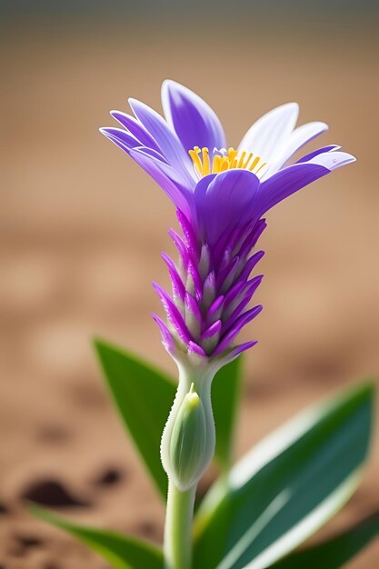 Foto flor de aparência realista