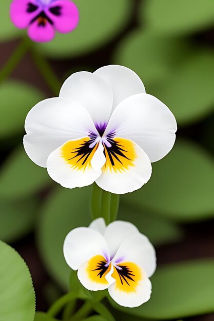 Foto flor de aparência realista