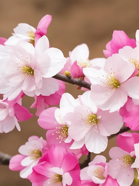 Foto flor de cerejeira gerada por ai