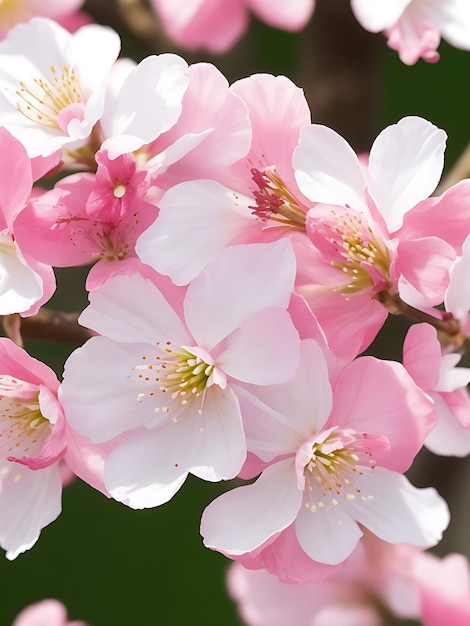 Foto flor de cerejeira gerada por ai