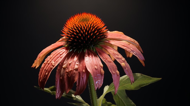 Flor de coníferas Floração realista Foto gerada por IA