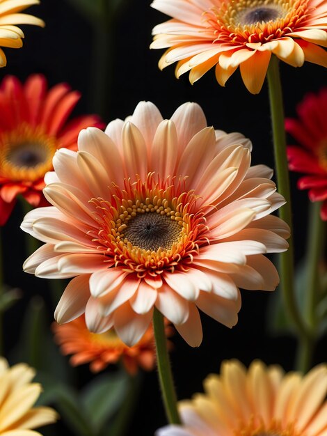 Foto flor de gerbera flor bonita