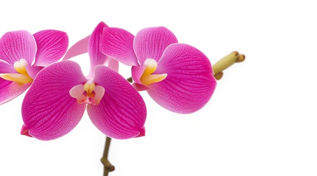 Flor de orquídea Phalaenopsis rosa elegância de inverno em flor esplêndida