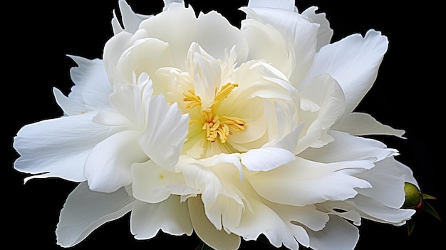 Flor de peônia branca