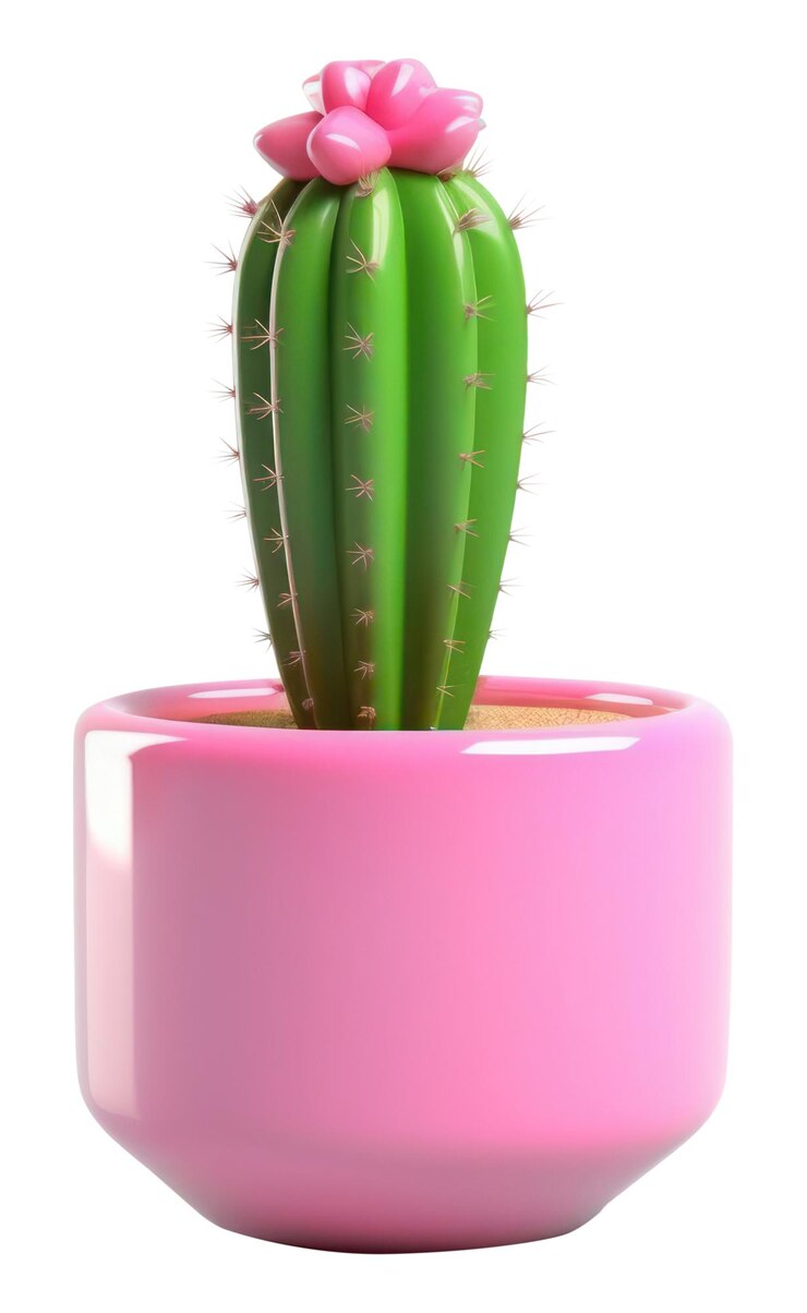 Foto flor de planta de cactus da png rosa