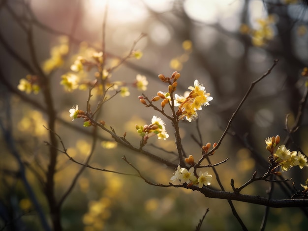 flor de primavera generativa ai