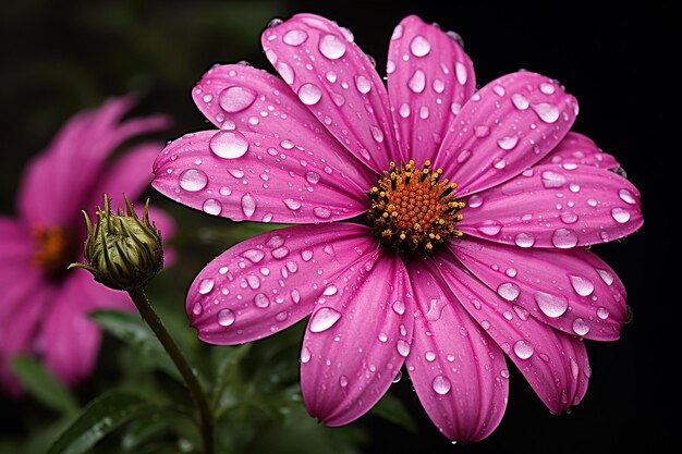 Flor de um dia chuvoso