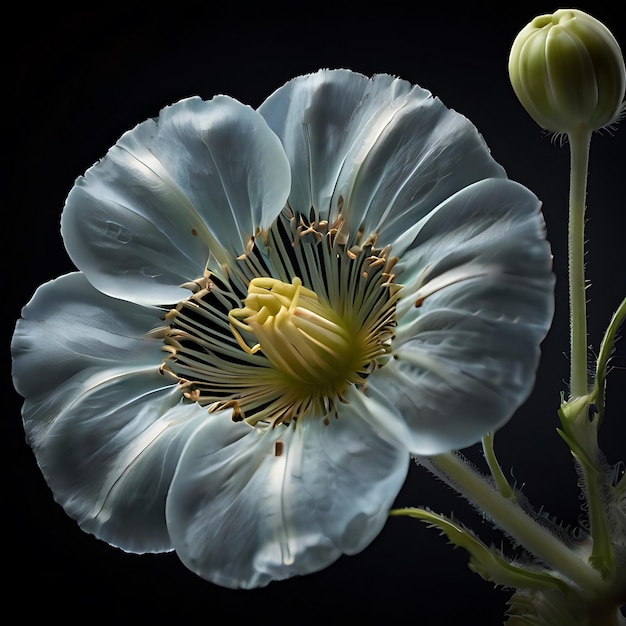 una flor delicada generada por la IA