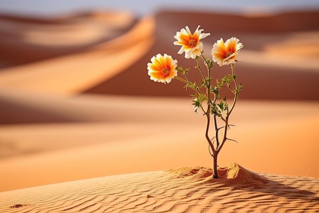 La flor del desierto generativa Ai