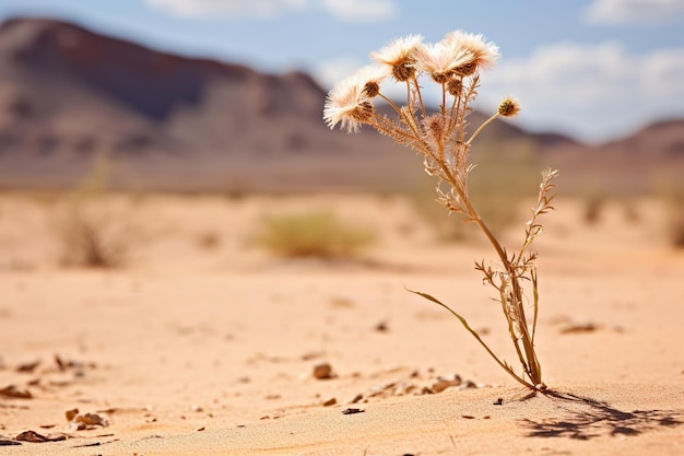 La flor del desierto generativa Ai