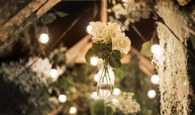 Foto flor em jarra para decoração