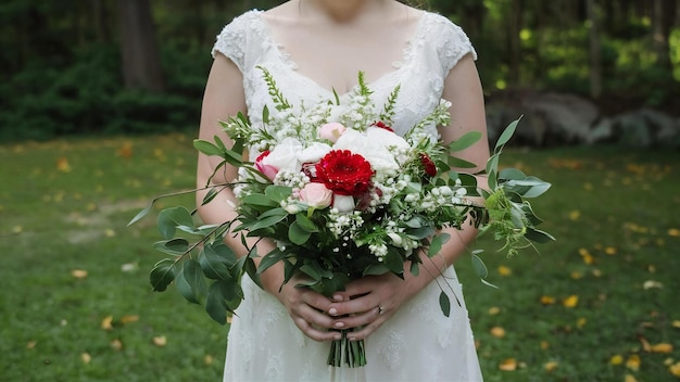 Flor en el evento de la boda