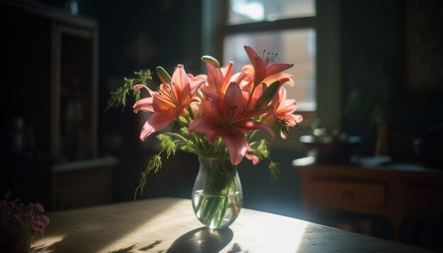 flor en florero flores en florero