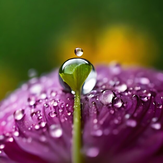 Foto la flor generada por la ia