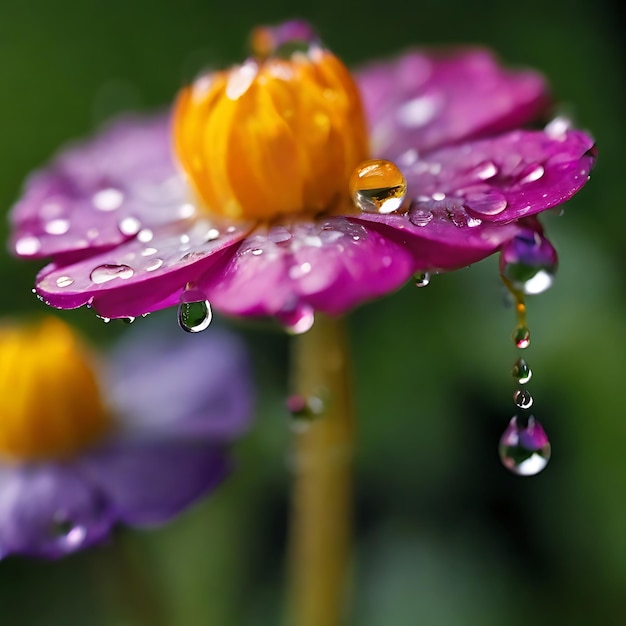 Foto la flor generada por la ia