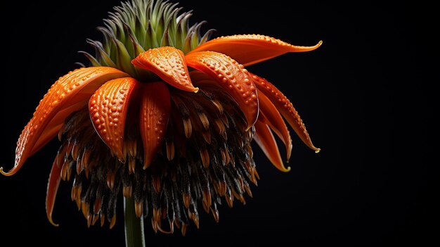 La flor imperial de la corona de la belleza real Fritillaria imperialis