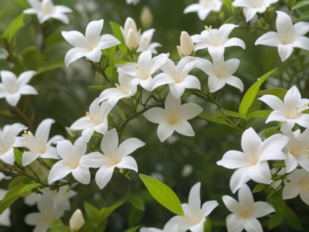 Foto la flor del jazmín