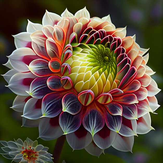 La flor más hermosa del mundo de cerca IA generativa